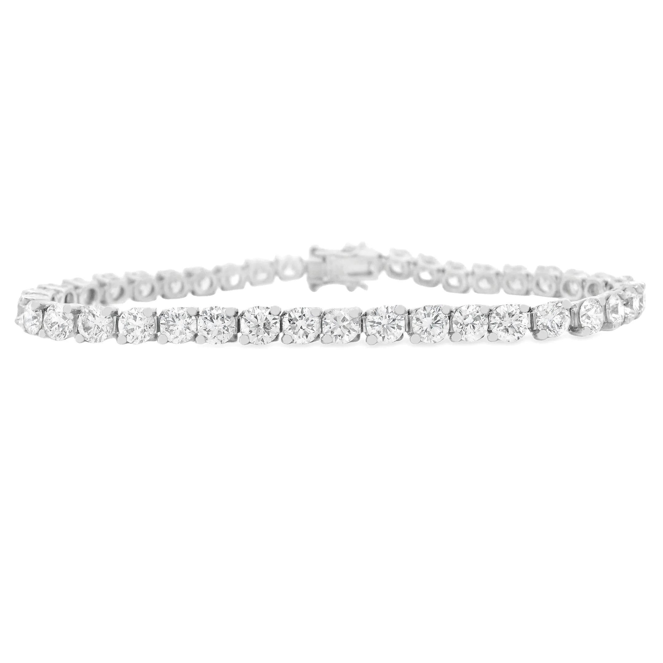 10.09ct Platinum Diamond Bracelet