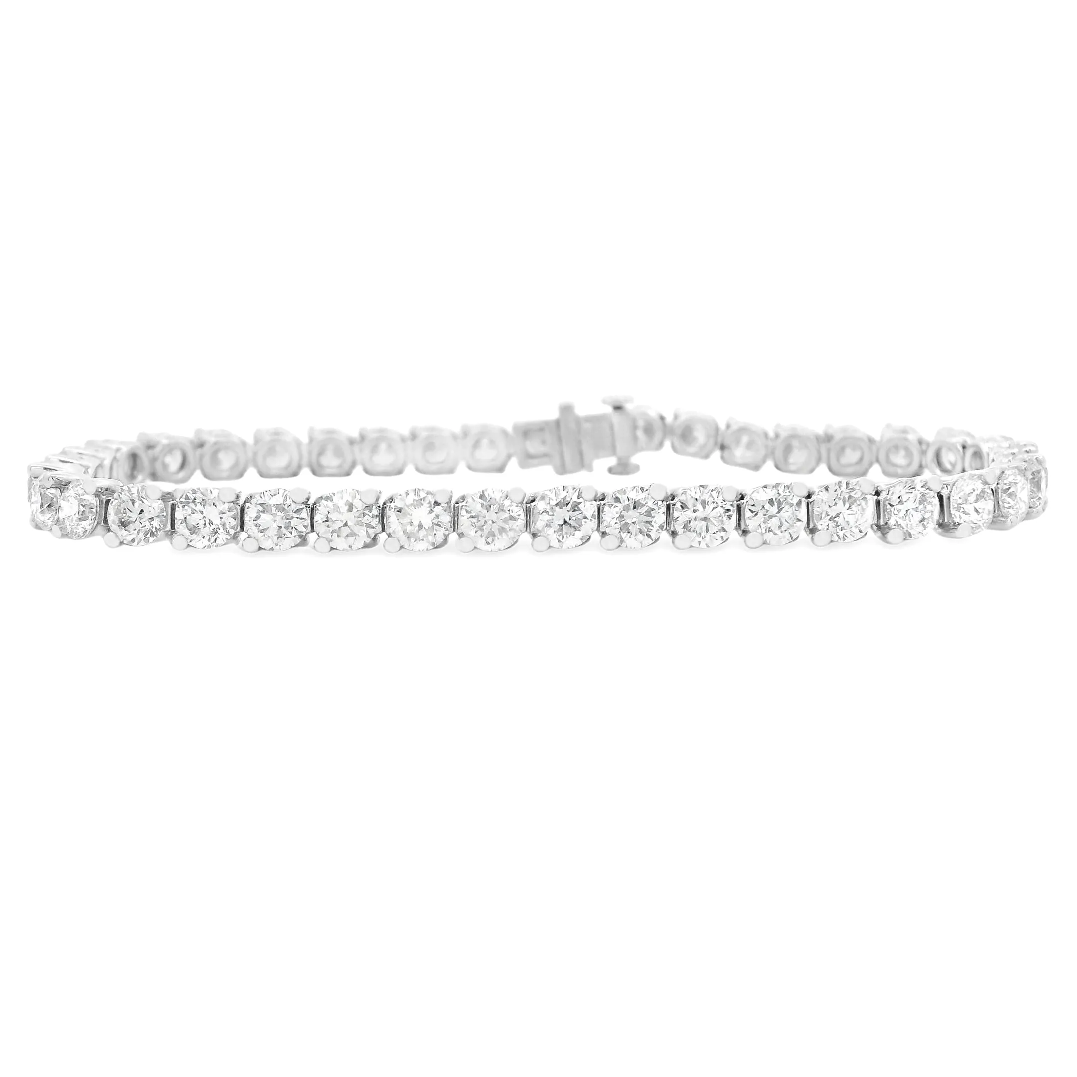 12.09ct Platinum Diamond Bracelet