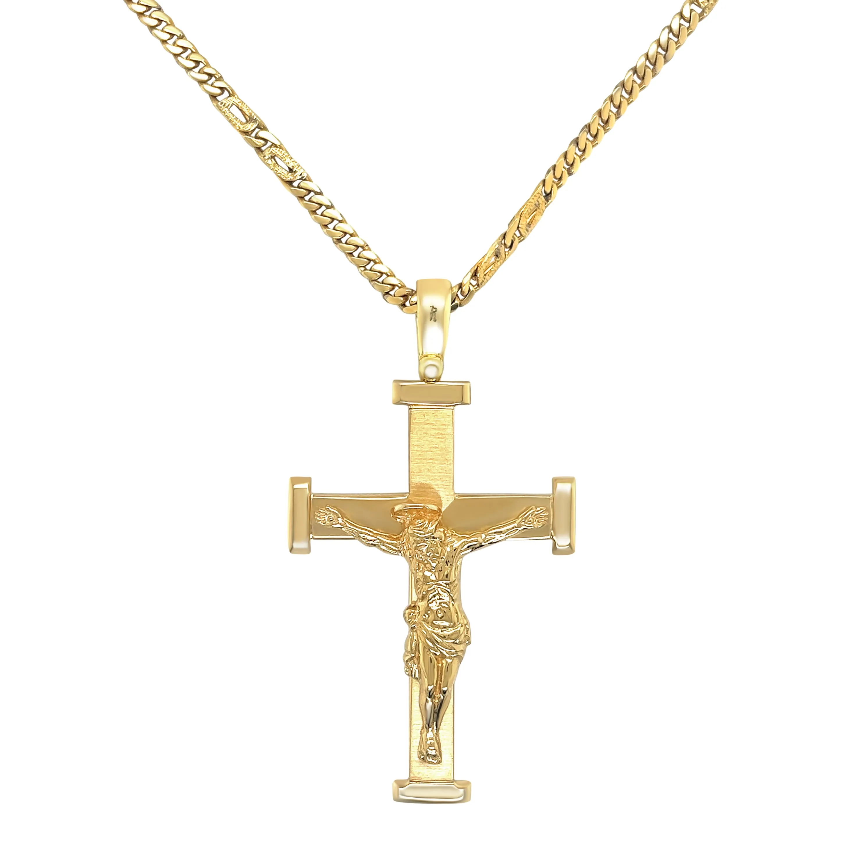 18KT Crucified Jesus Pendant