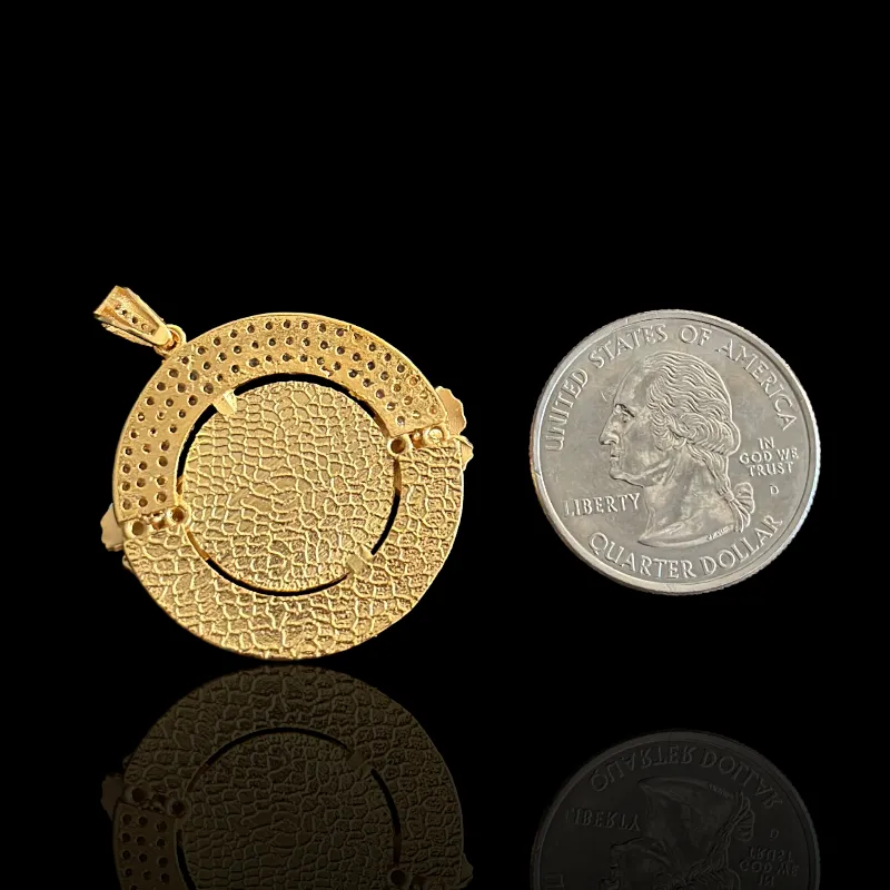 21K Solid Gold Ottoman Pendant