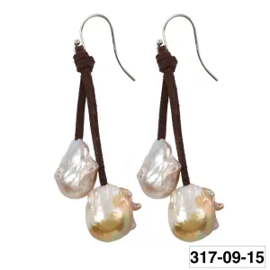 317-09-15 | KNOTTY EARRINGS (MULTI ON ESPRESSO)