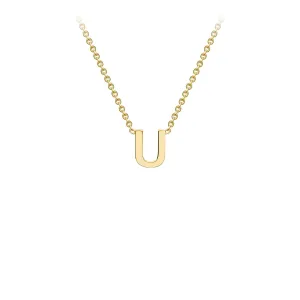 9K Gold 'U' Initial Necklace - 1.19.0170