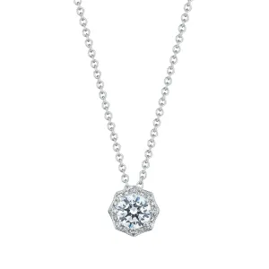 Art Deco Bloom Diamond Necklace