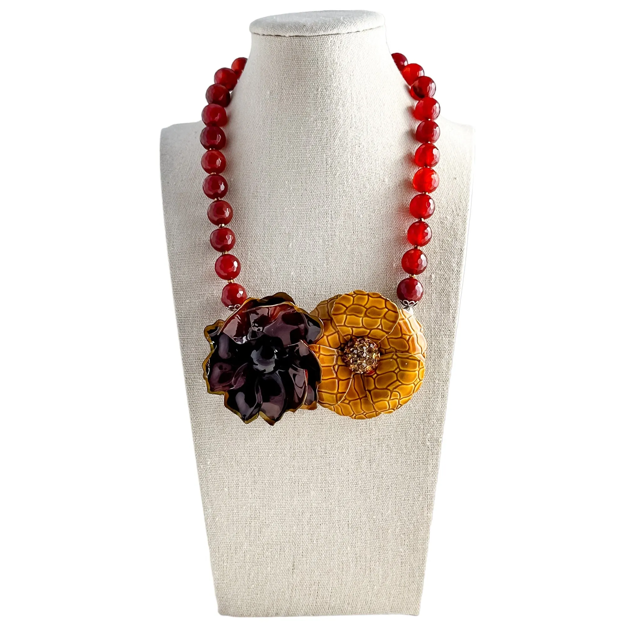 Autumn Classic Collage Necklace