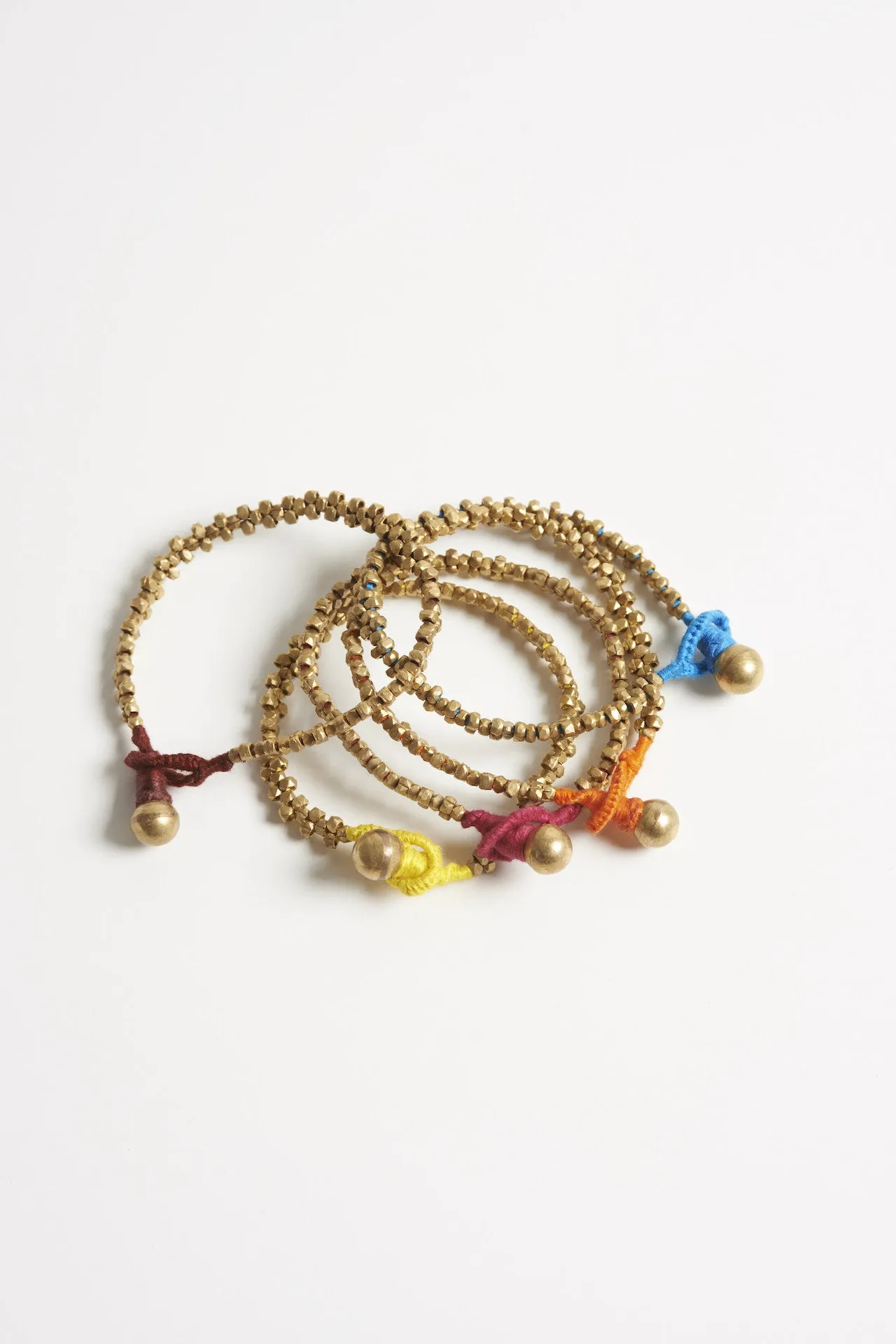 Brass Beaded Bracelets