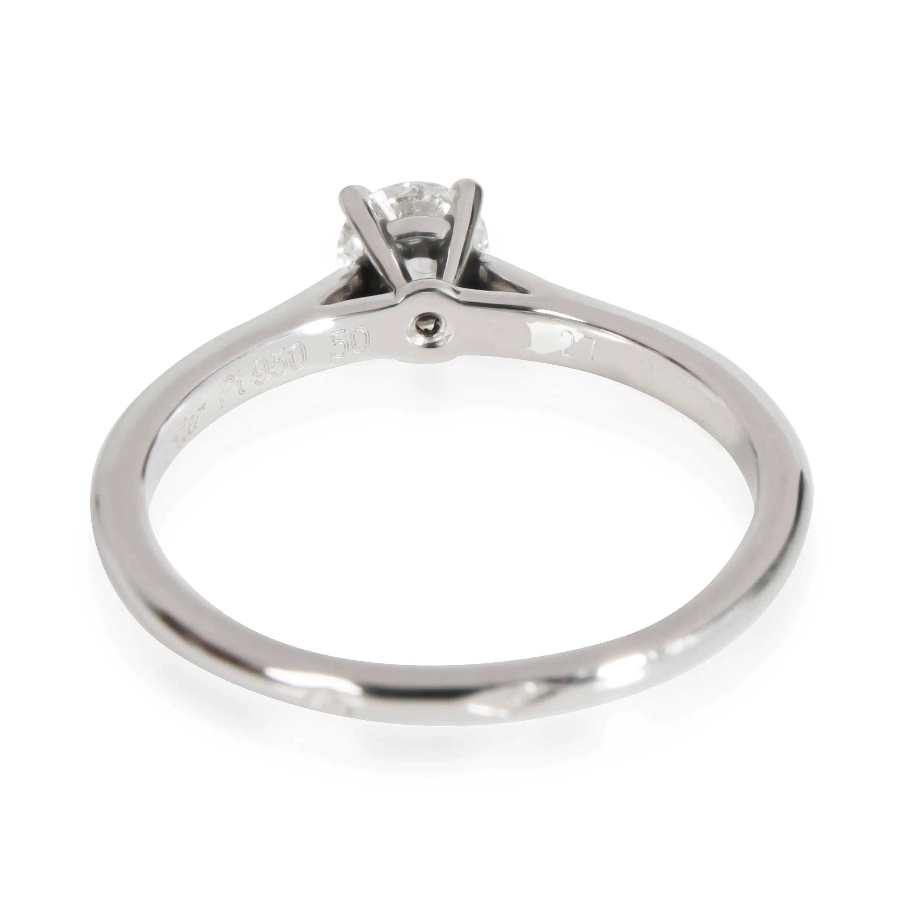 Cartier 1895 Diamond Engagement Ring in Platinum Platinum E VVS2 0.27 CTW