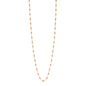 Classic Gigi Orange sautoir, Yellow Gold, 34"