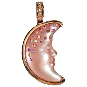 Classic Moon Goddess Magnetic Enhancer (Rose Goldtone/Pixie Pink)