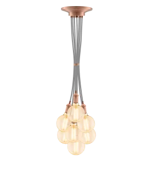 Cluster Chandelier - Grape: Grey and Copper