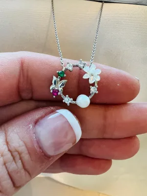 Dainty Flower Necklaces | Spring Flower Necklaces | Flower Silver Necklaces | Dainty Gold Necklaces | Gift For Her | Mothers Day Gift