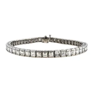 Estate French Cut Diamond Bracelet