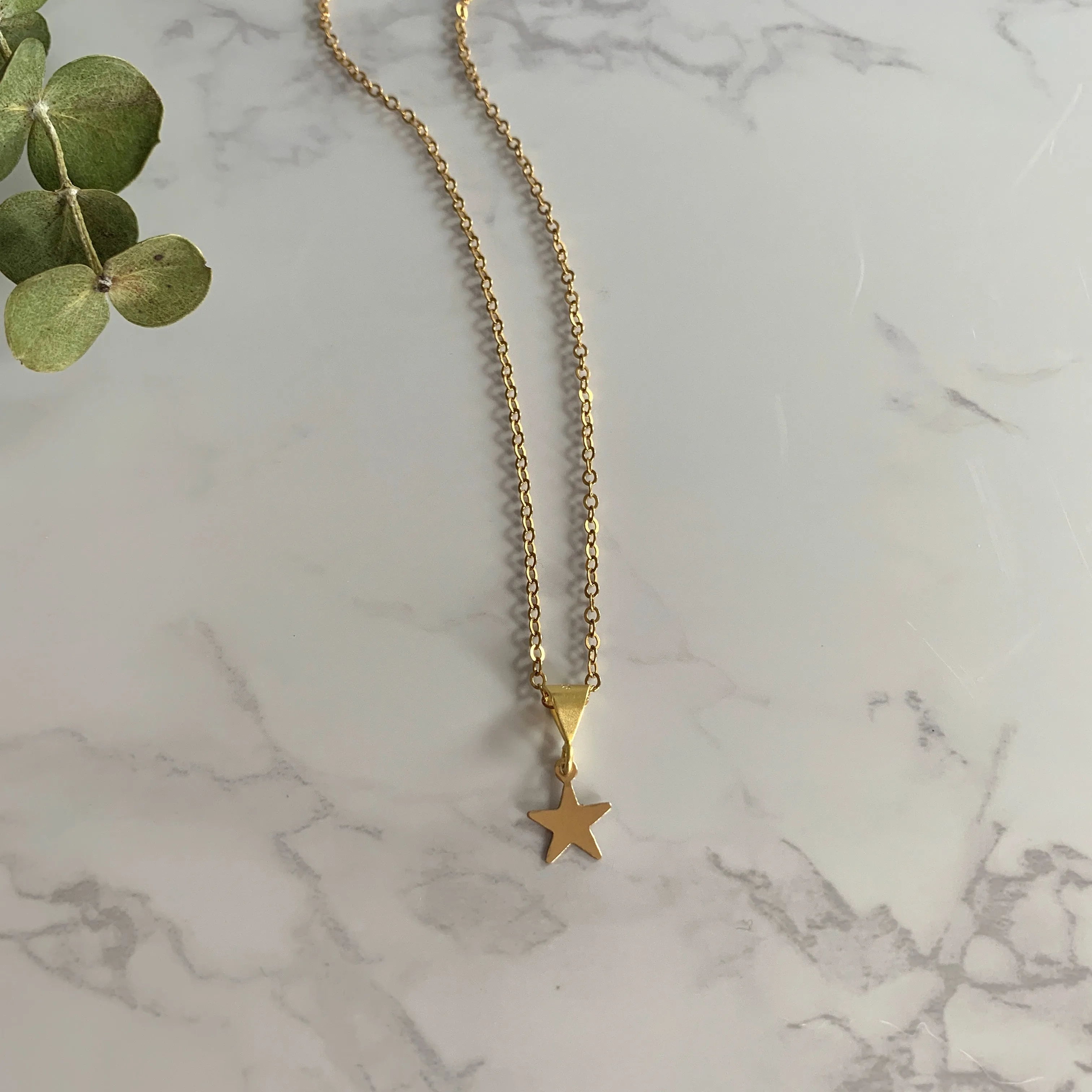 Gold Star Pendant