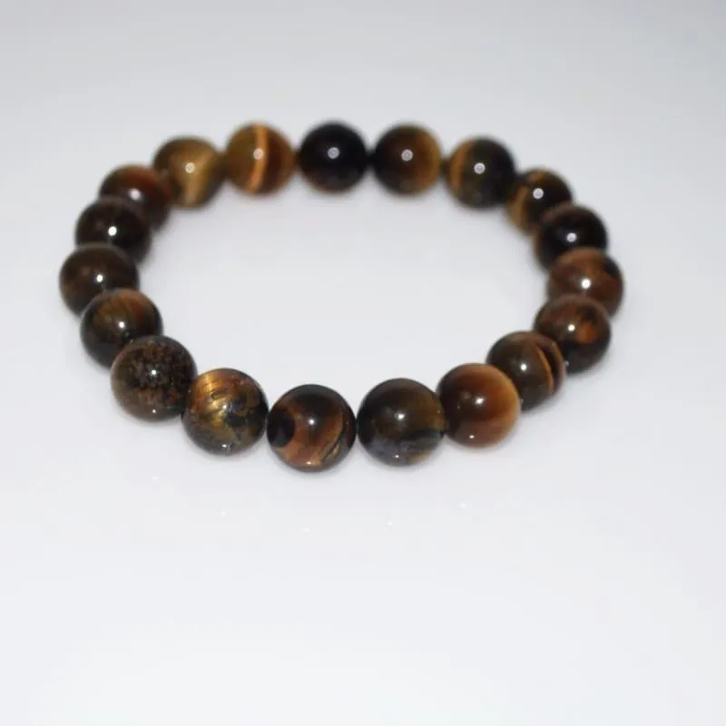 Golden Brown Tiger Eye Men's Bracelets