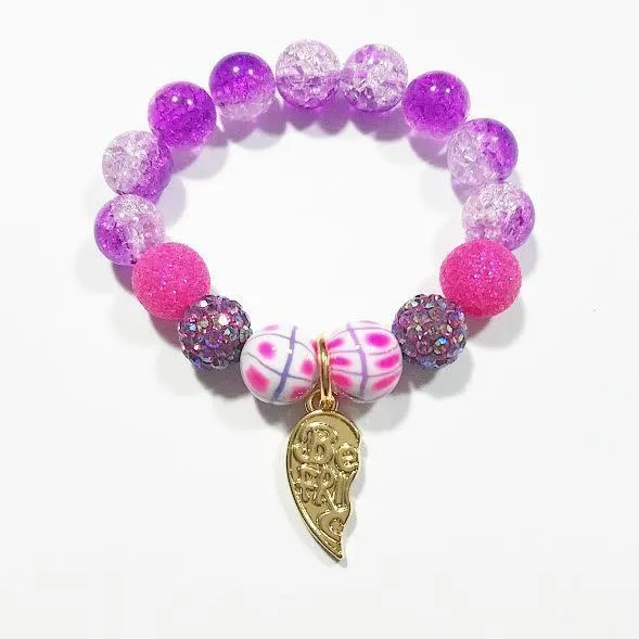 Heart Me Purple Party Bracelets