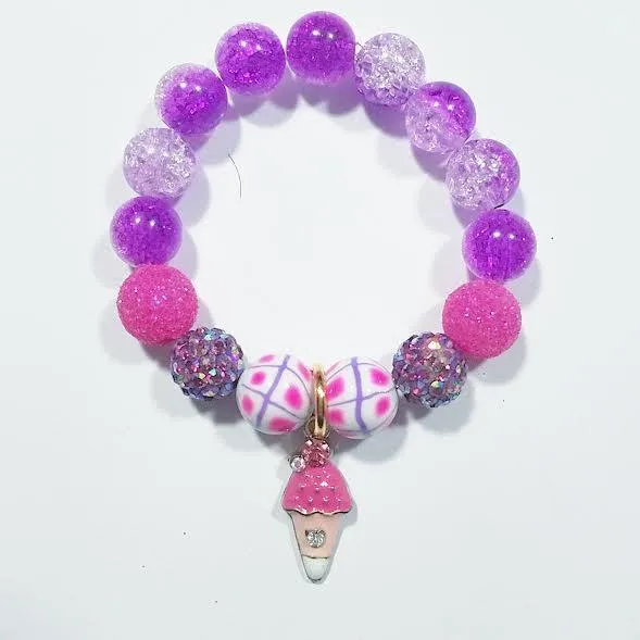 Heart Me Purple Party Bracelets