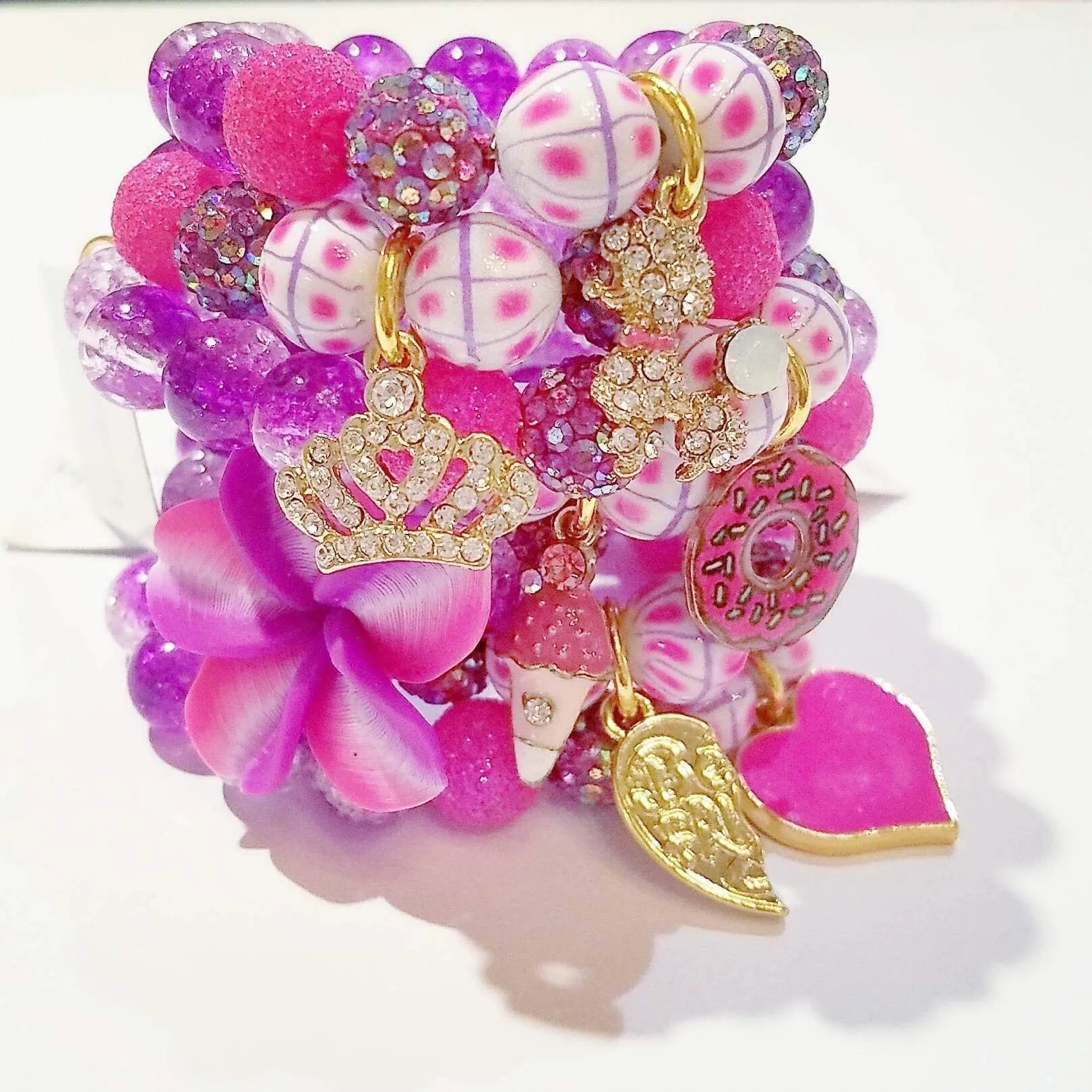 Heart Me Purple Party Bracelets