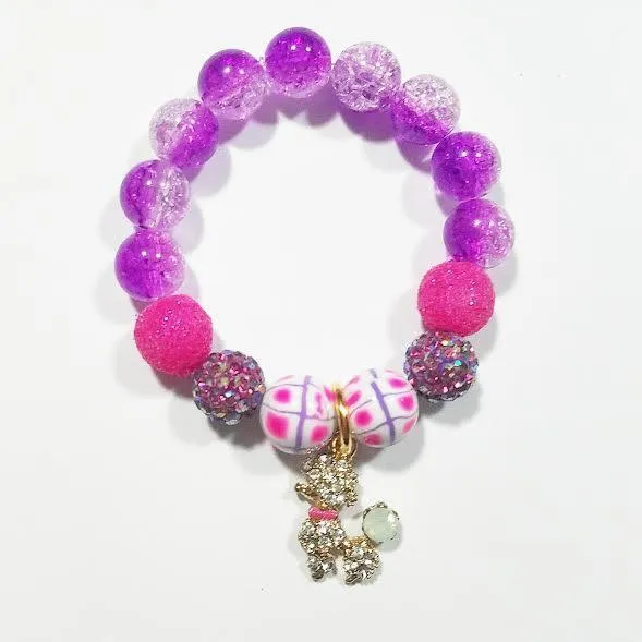 Heart Me Purple Party Bracelets