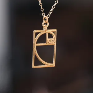 Larger Golden Ratio Necklace (Metal)