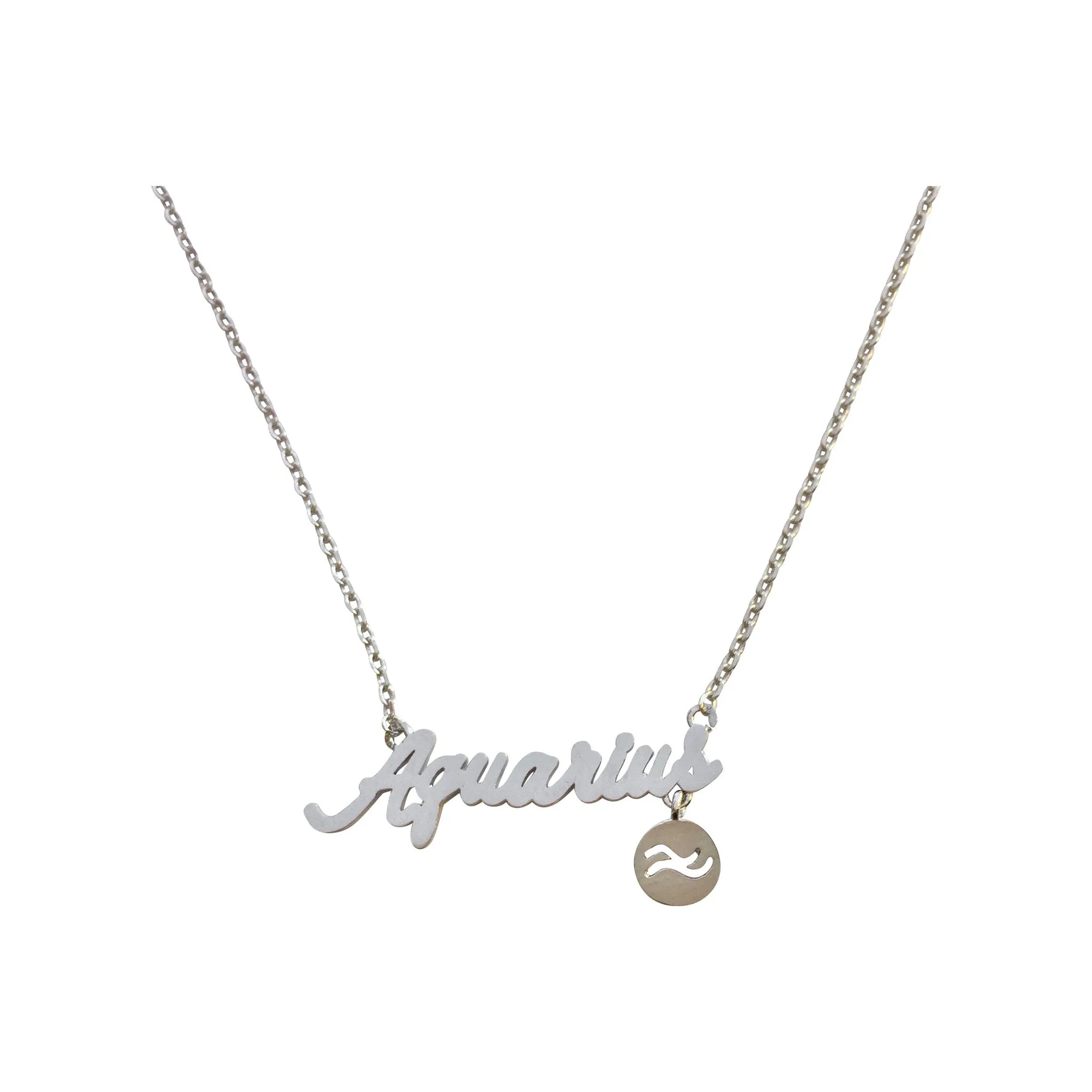 Leo Zodiac Necklace (silver)