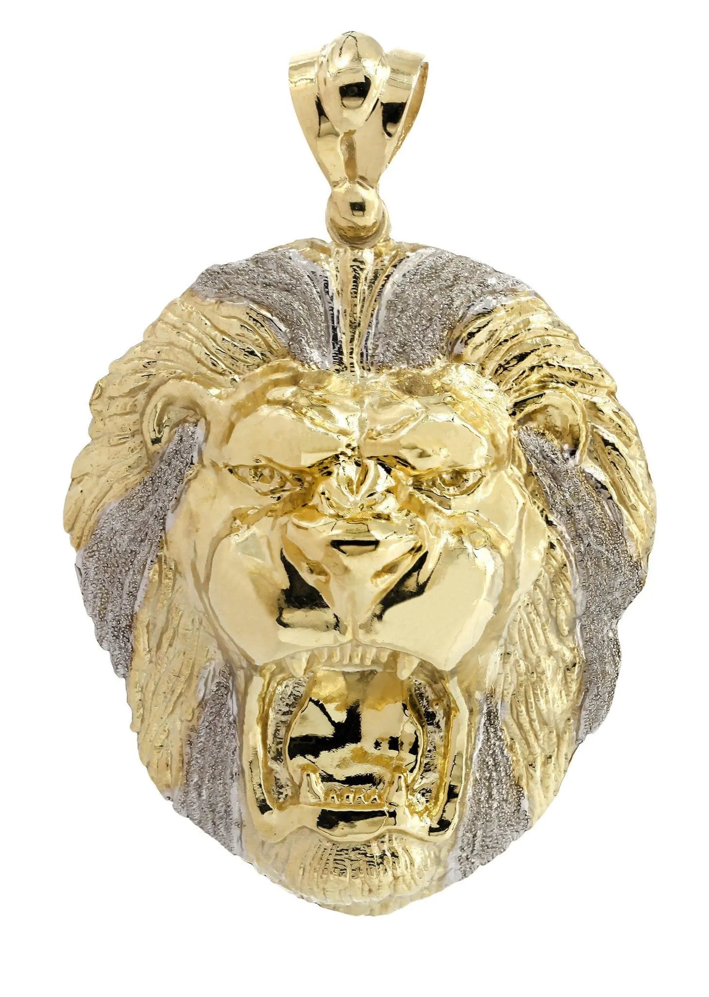 Lion 10K Gold Pendant | 28.3 Grams