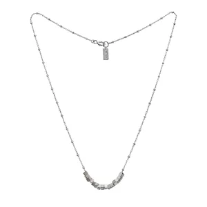 Metropolis Cubes Necklace Silver