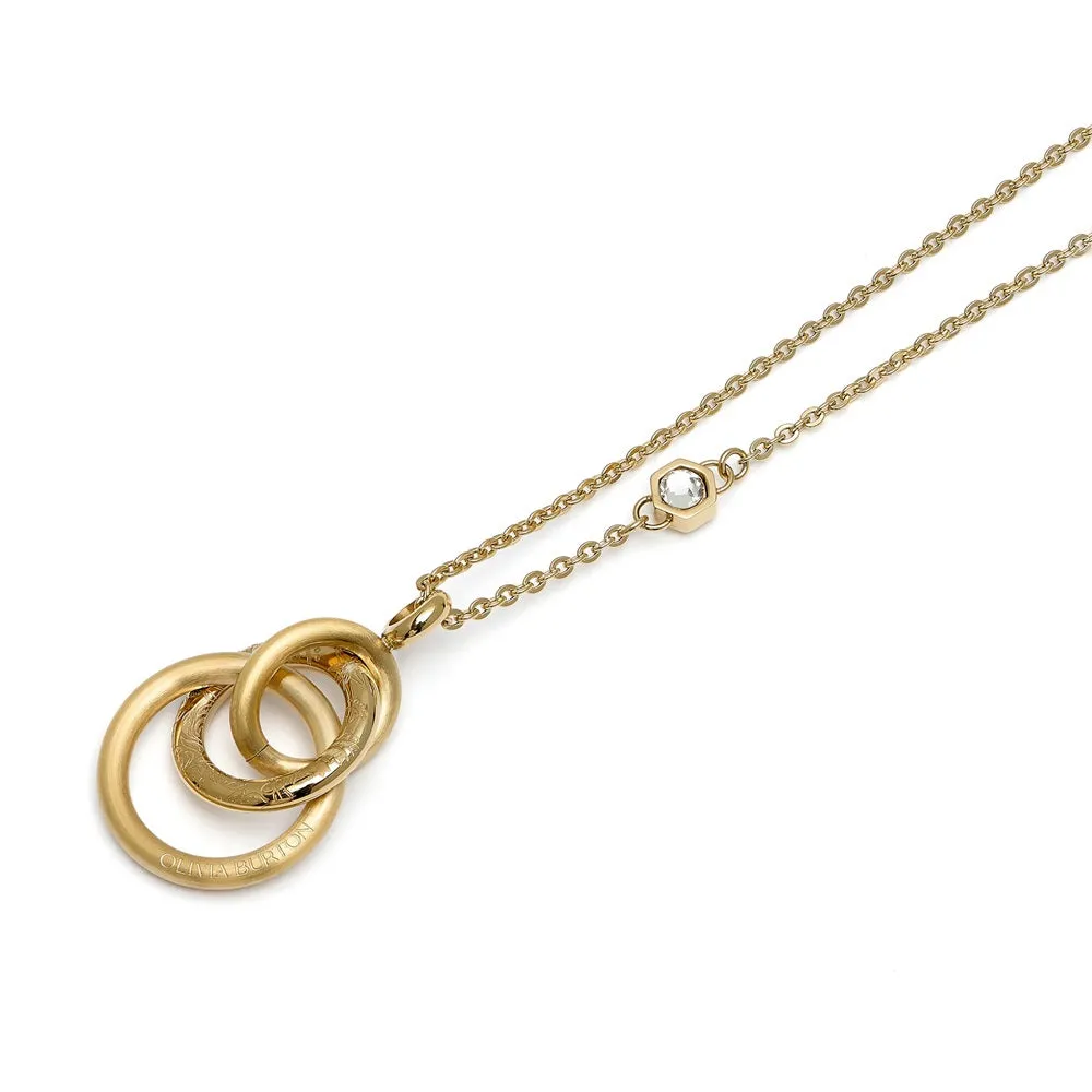 Olivia Burton Gold Plated Classic Encircle Necklace 24100177