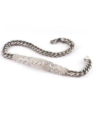 Platinum Diamond Estate Bracelet