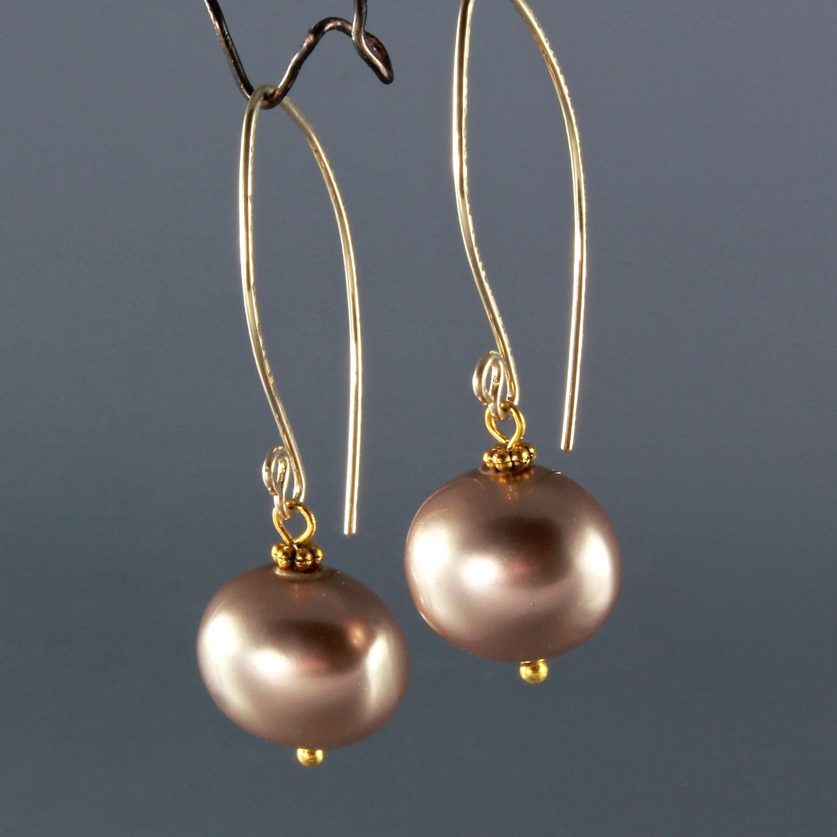 "Caprice" - Pearl Earrings