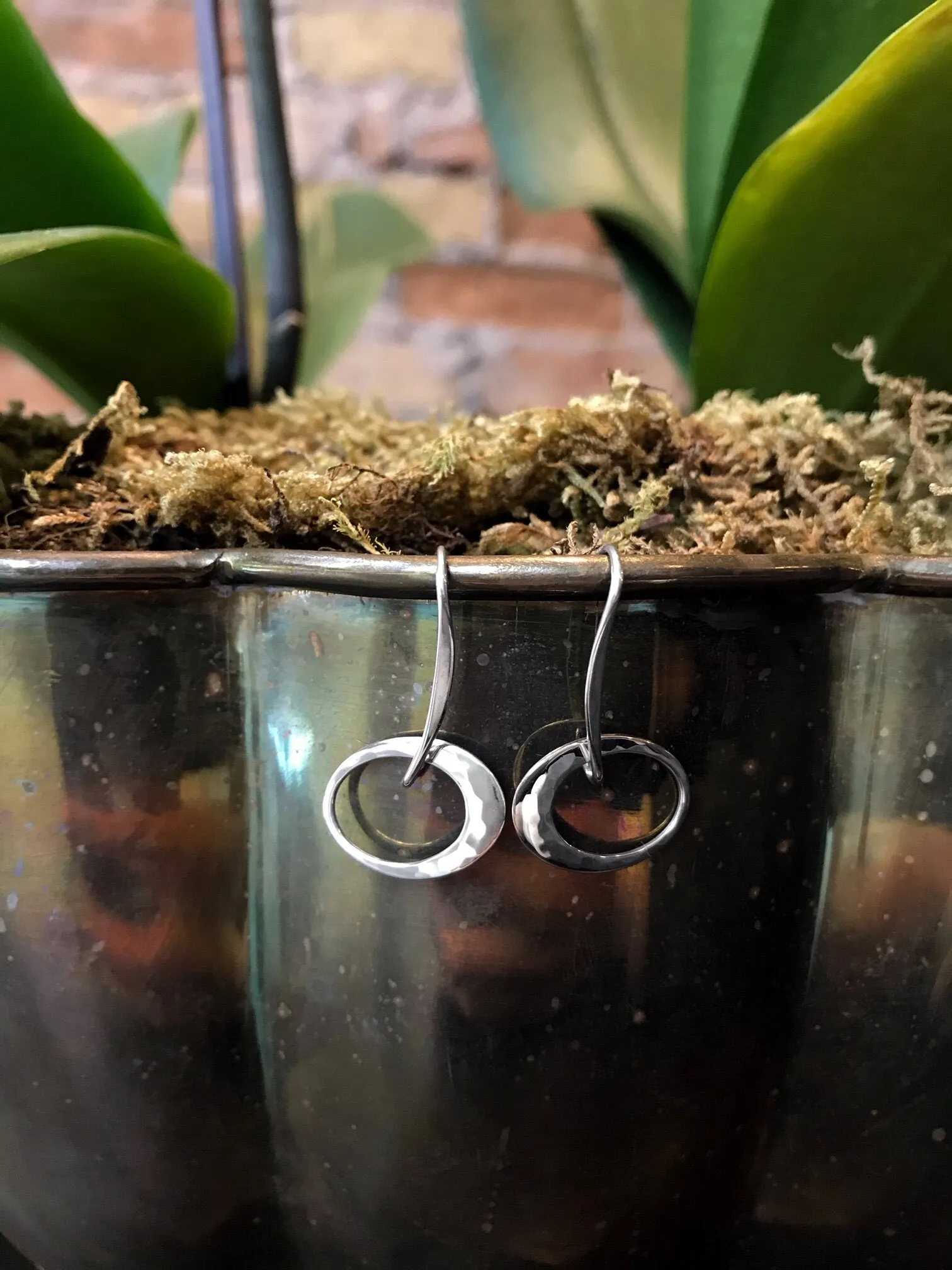 "Petite Elliptical" Earrings