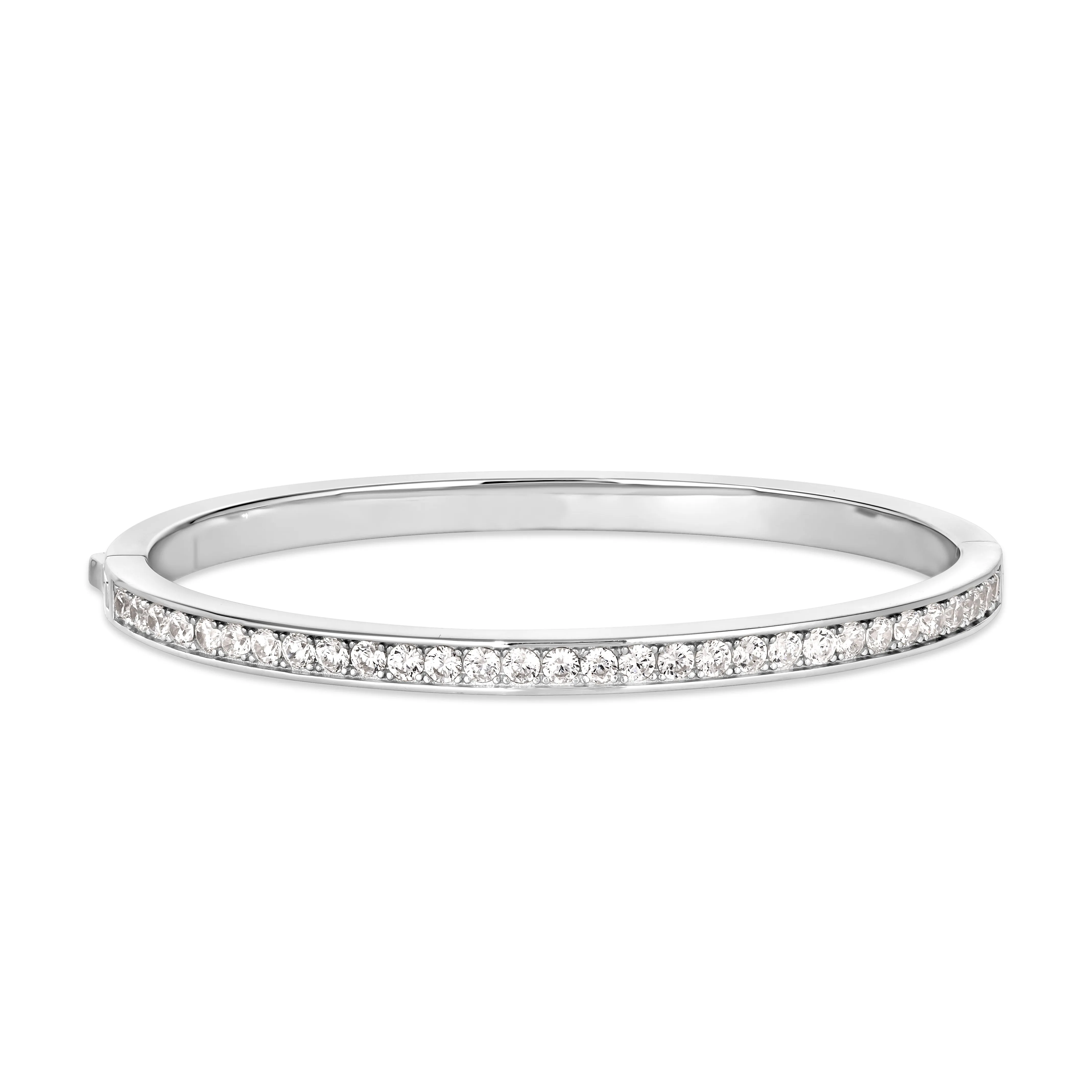 Seraphina Diamond Crystalline Bangle Bracelet