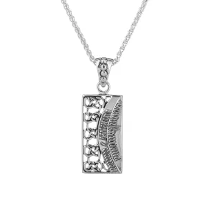 Silver Ogham Pendant 'Cairdeas-Friendship'