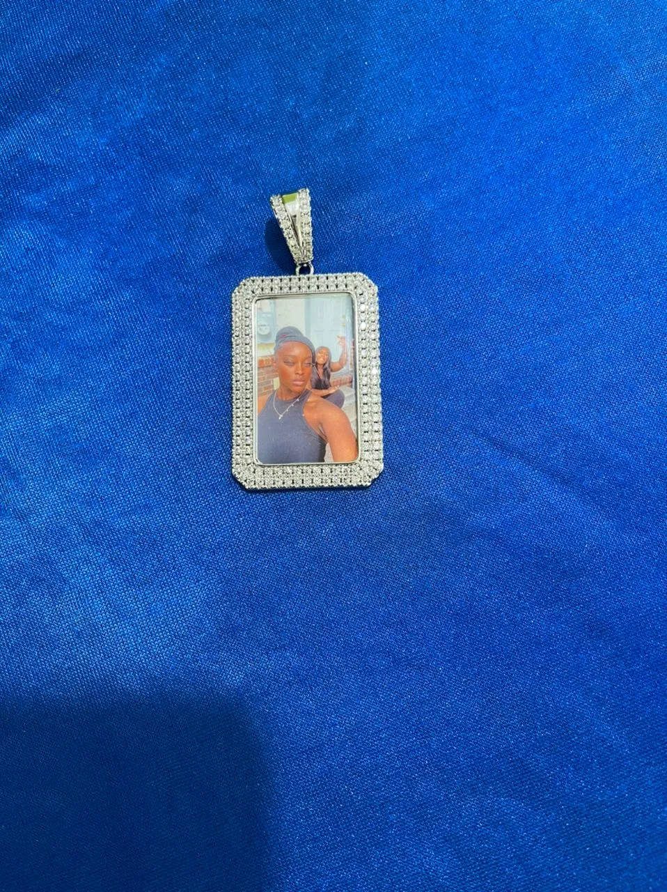 Square Custom Photo Pendant (Ships in 2-4 days)