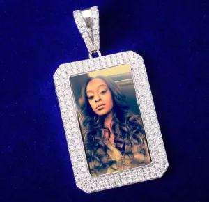 Square Custom Photo Pendant (Ships in 2-4 days)