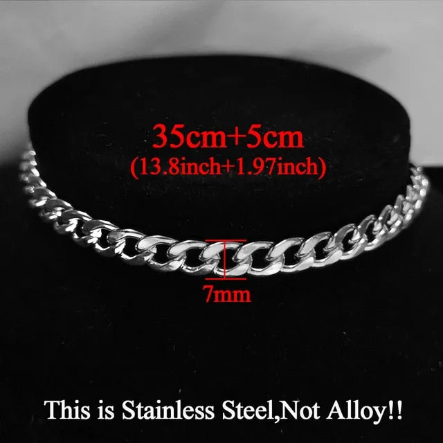 Stainless Steel Choker Necklace