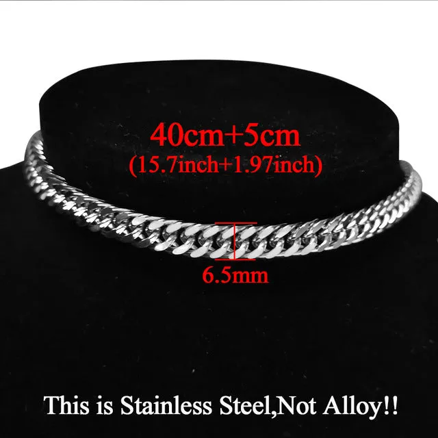 Stainless Steel Choker Necklace