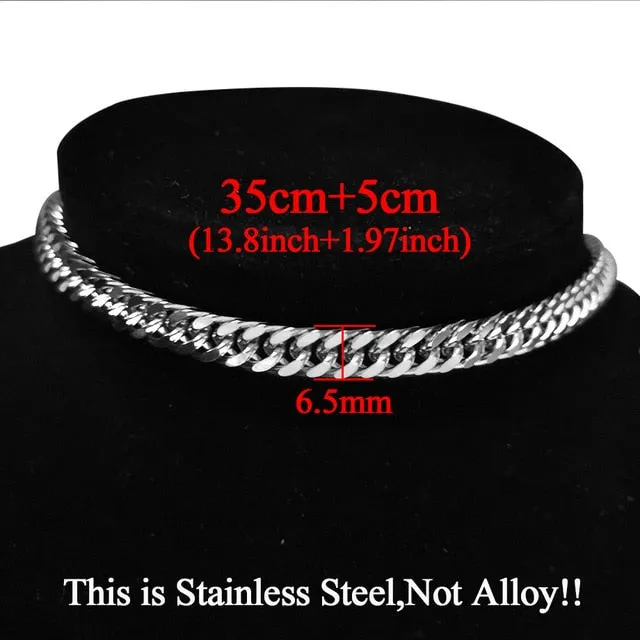 Stainless Steel Choker Necklace