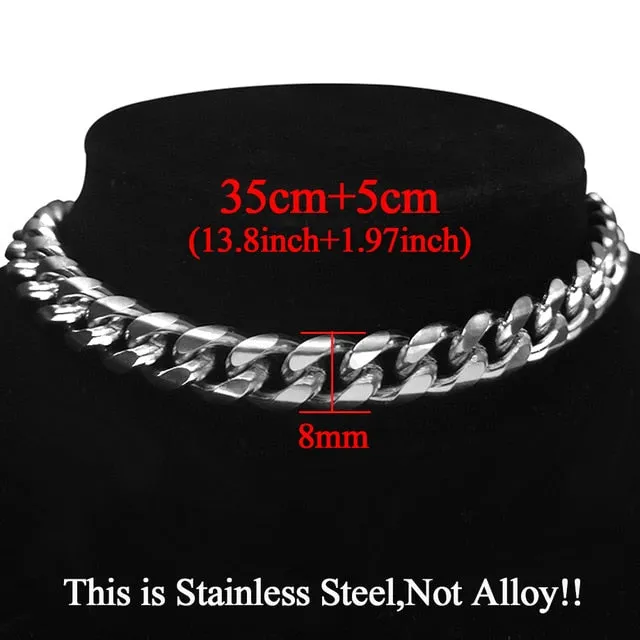 Stainless Steel Choker Necklace