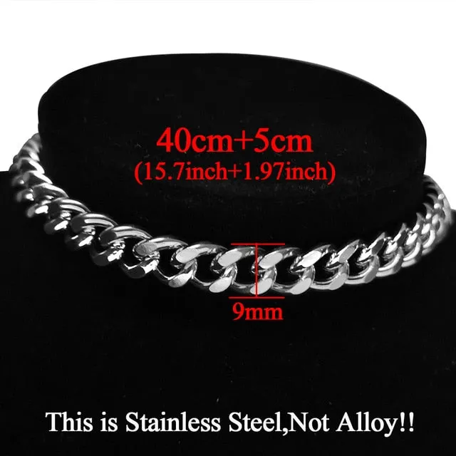 Stainless Steel Choker Necklace