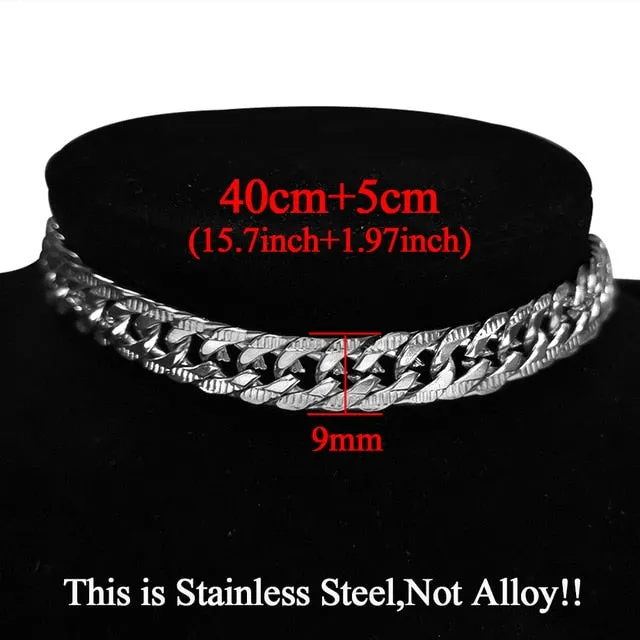 Stainless Steel Choker Necklace