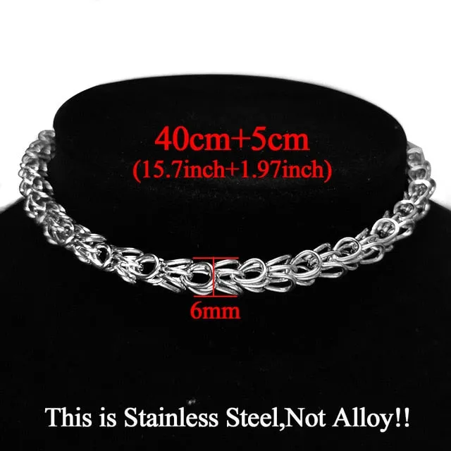 Stainless Steel Choker Necklace