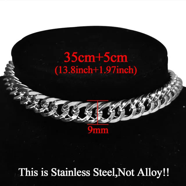 Stainless Steel Choker Necklace