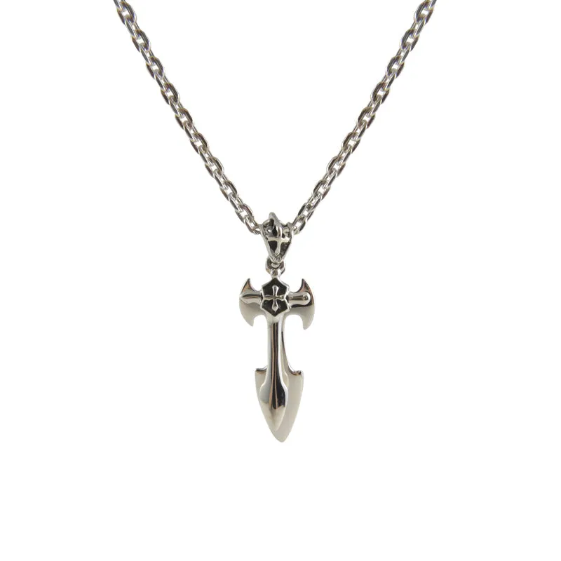 Sword and cross Sterling Silver Necklace